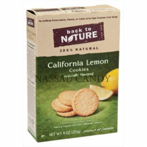 Back to Nature™ Lemon Wafer Cookies Perspective: front