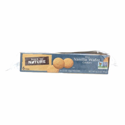 Back To Nature Madagascar Wafers Whole Grain Wheat Flour Vanilla - Case of 4 - 1.12 oz Perspective: front