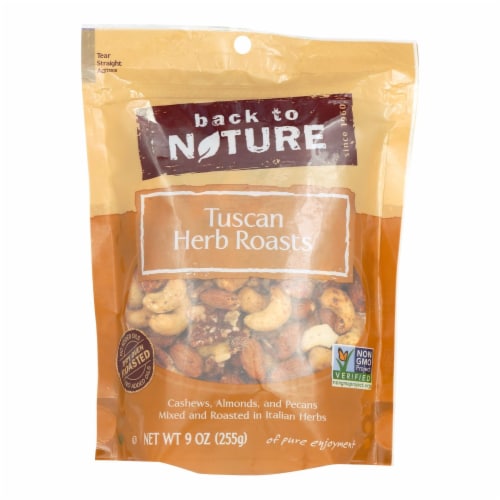 Back To Nature Tuscan Herb Roasted Nut Mix Perspective: front