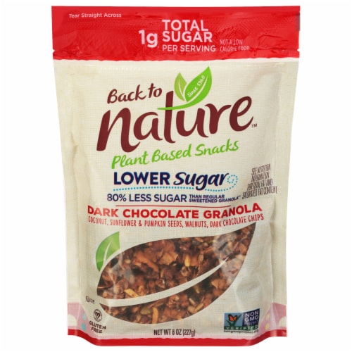 Back to Nature™ Dark Chocolate Lower Sugar Granola Perspective: front