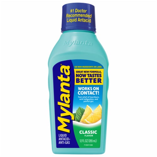 Mylanta® Classic Flavor Liquid Antacid & Antigas Perspective: front