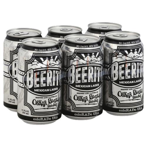 Oskar Blues Brewery Beerito Mexican Lager Perspective: front