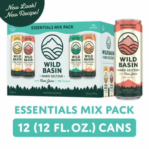 Oskar Blues Wild Basin Hard Seltzer Essentials Mix Pack