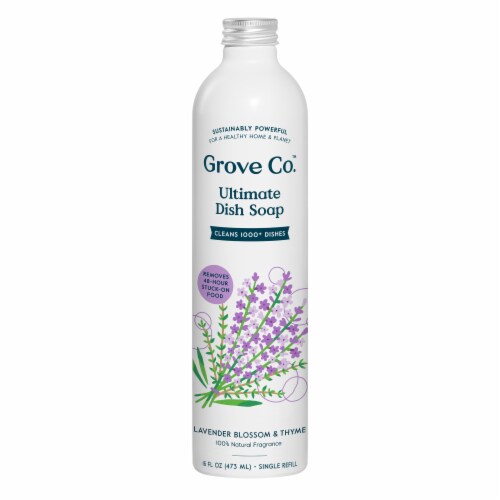 Grove Co.™ Lavender Blossom & Thyme Scented Ultimate Dish Soap Refill Perspective: front