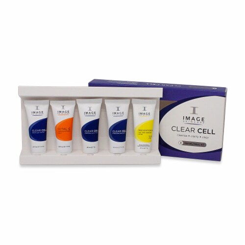 IMAGE Skincare Clear Cell Facial Serum Trial Kit Perspective: front