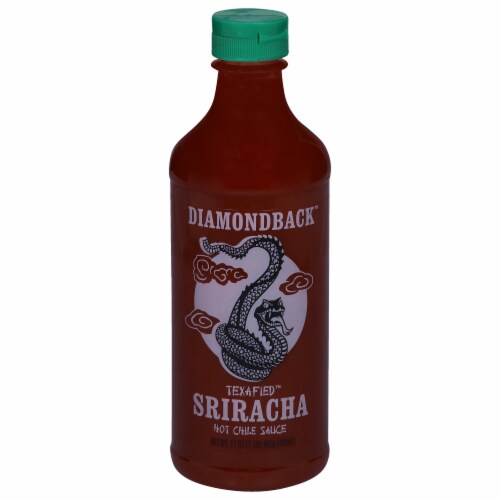 Diamondback™ Texafied™ Sriracha Hot Chili Sauce Perspective: front