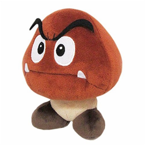 Nintendo 46192 Nintendo 6 in. Super Mario Bros Goomba Plush Doll Perspective: front
