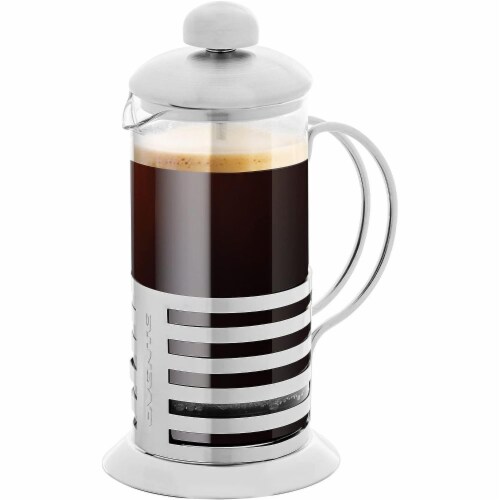 Ovente French Press Coffee Tea Expresso Maker, 12 oz - Black