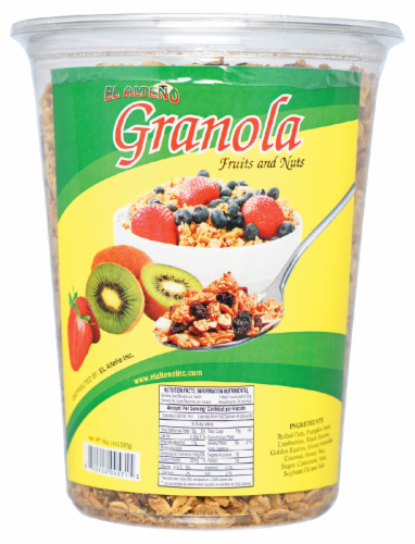 El Alteno Fruits and Nuts Granola Perspective: front