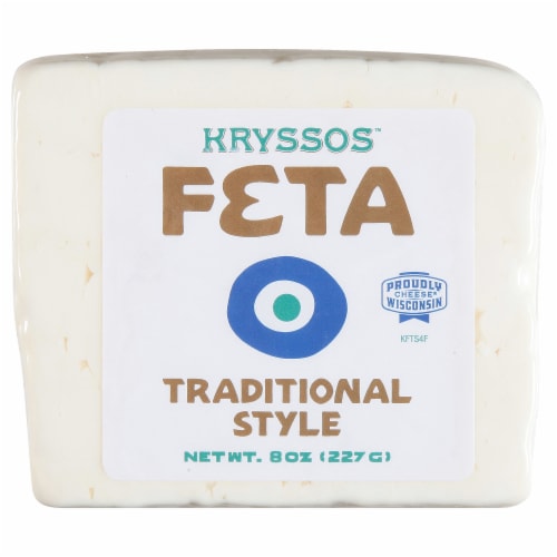Kryssos™ Traditional Style Feta Cheese Perspective: front