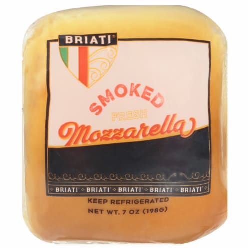 Rio Briati® Smoked Fresh Mozzarella Cheese Perspective: front