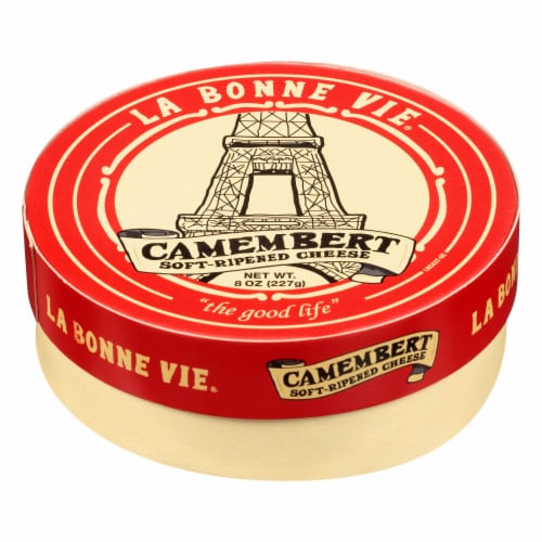 La Bonne Vie® Soft Ripened Camembert Cheese Perspective: front