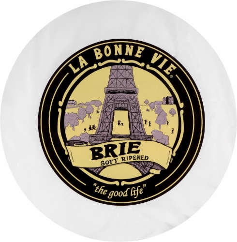La Bonne Vie Soft Ripened Brie Cheese Perspective: front