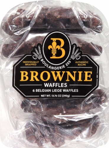 Boulangerie Brownie Belgian Liege Waffles Perspective: front