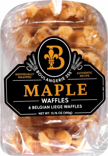 Boulangerie Maple Belgian Liege Waffles Perspective: front