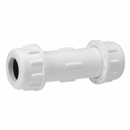 Homewerks Schedule 40 2 in. Compression x 2 in. Dia. Compression PVC