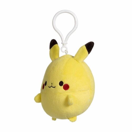 Pokemon Center Pikachu Pokemon Squishy 4 Inch Plush Key Chain, 1