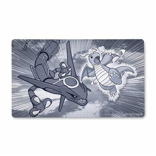 Pokemon TCG: Dragonite & Rayquaza Collide Playmat Perspective: front