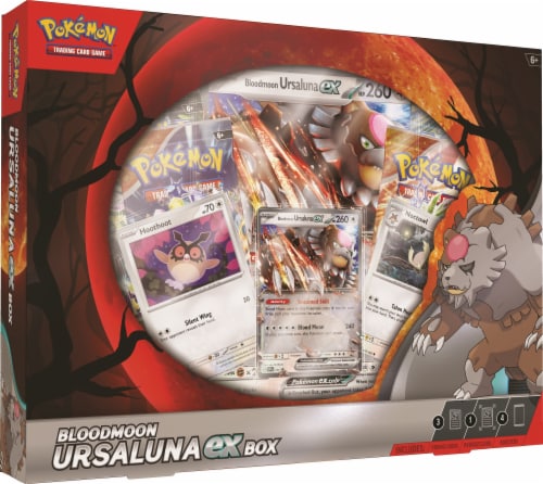 Pokemon Bloodmoon Ursaluna EX Box Perspective: front