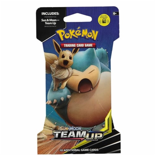 Pokemon Sun-Moon S9 Blister Team Up Trading Card Game Perspective: front