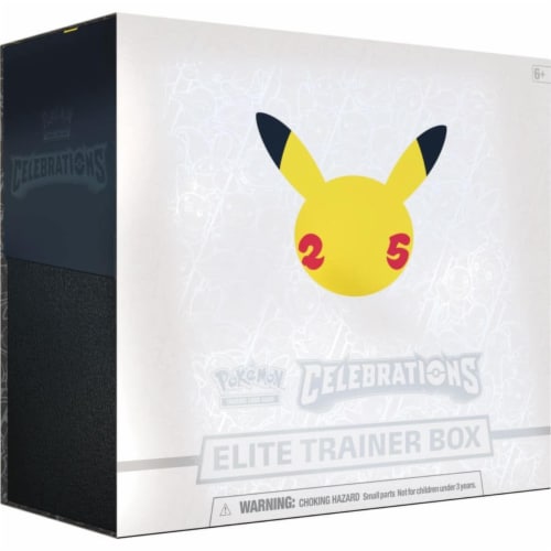 Pokemon Celebrations Elite Trainer Box Perspective: front