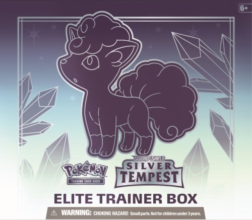  Pokemon TCG: Sword & Shield Silver Tempest Elite Trainer Box :  Toys & Games