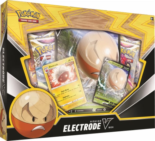 Pokemon™ Hisuian Electrode V Box Trading Cards Perspective: front