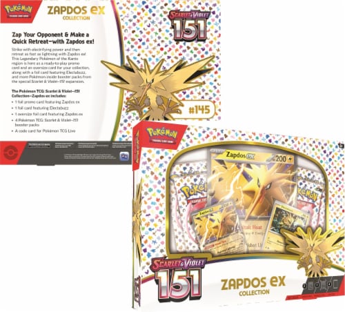 Scarlet & Violet 151 Zapdos ex Collection Opening 