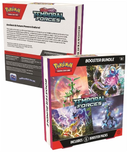 Pokemon TCG: SV5 Temporal Forces Booster Bundle Perspective: front