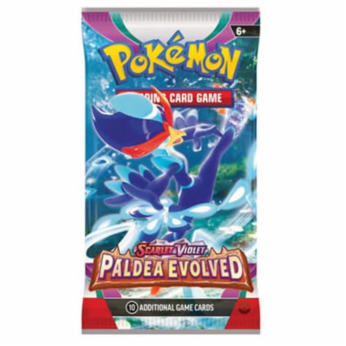 Pokemon™ Scarlet And Violet Paldea Evolved Booster Pack Perspective: front