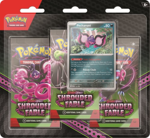 Pokémon™ TCG: SV6.5 Shrouded Fable 3-Pack Blister Trading Card Game Perspective: front