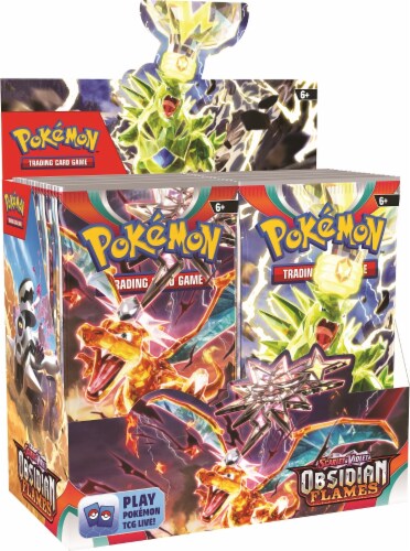  Pokemon Scarlet & Violet 3 Obsidian Flames Elite Trainer Box :  Toys & Games