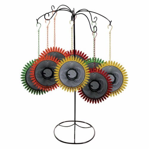 Alpine Metal Mesh Bird Feeder- pack of 8 Perspective: front
