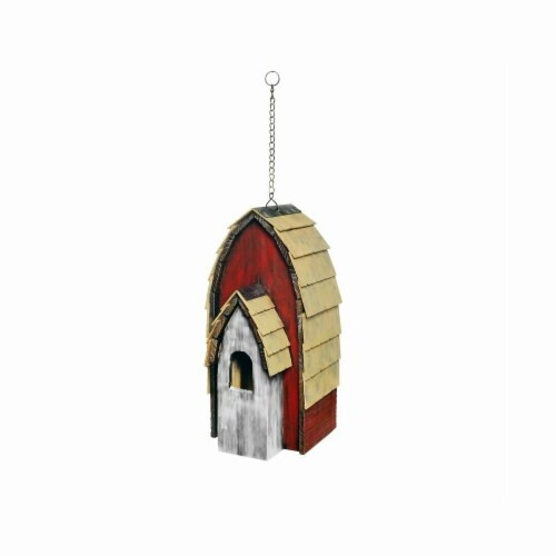 Alpine 16 in. Wood Bird House, Assorted Color Perspective: front