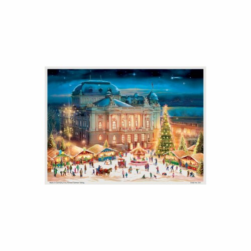 ADV331 - Sellmer Advent Calendar - Christmas Market in Zurich (Large) Perspective: front