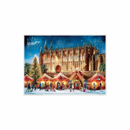 Sellmer Advent Calendar - Christmas Market at the Palma Mallorca Cathedral Perspective: front