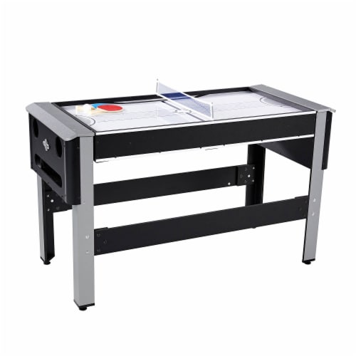 Pool Arcade Game Table Hockey Lancaster 4 In 1 Bowling Table Tennis Black 