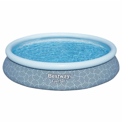 Bestway® 15 ft Diameter x 33 Inch 530-Gallon Fill & Rise Pool™ Set Perspective: front