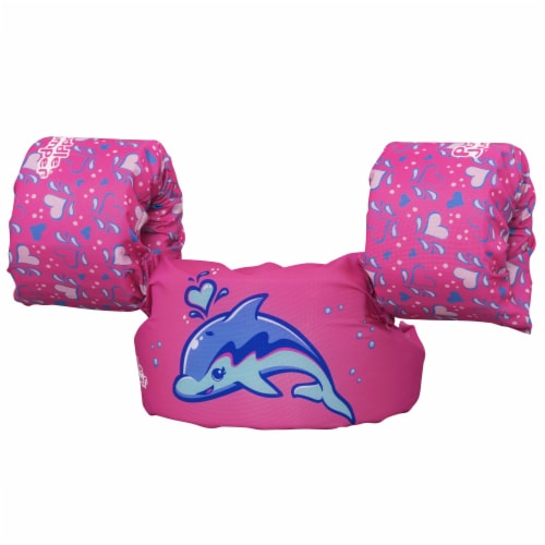 Puddle Jumper Child Life Vest - Dolphin Perspective: front