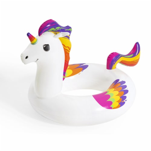 Bestway Inflatable Unicorn Swim Ring Perspective: front