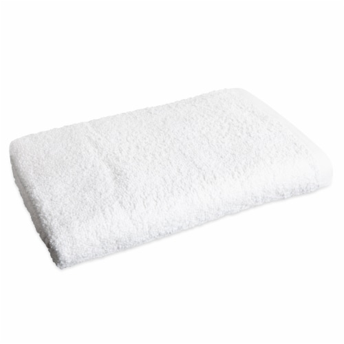 Simple Essentials Bath Towel - White Perspective: front