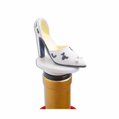 Bella Vita ABSWHITEHEELS Bottle Stoppers  White Heels Perspective: front
