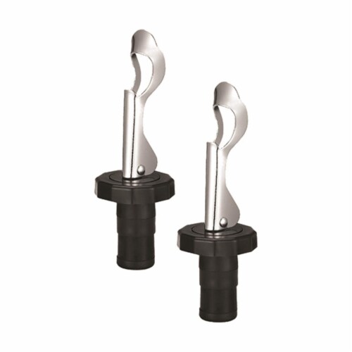 Bella Vita ABS2SILVER Sets of Bottle Stoppers  Silver Perspective: front