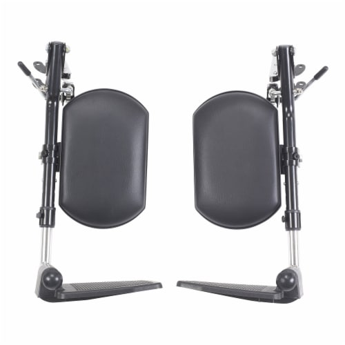 Drive Medical Swing-Away Elevating Wheelchair Leg Rests LK3JELR Perspective: front