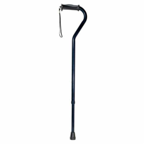 Drive Medical Offset Gel Cane Perspective: front