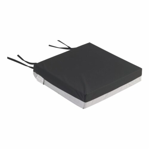 Gel-U-Seat Lite Foam / Gel Seat Cushion 20 W X 16 L X 2 D Inch For Wheelchairs 8040-3 Perspective: front