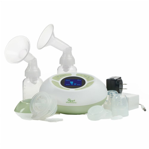 Drive Medical rtlbp0200 Pure Expressions Economy Dual Channel Electric Breast Pump Perspective: front