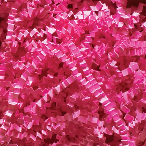 Box Partners Crinkle Paper 10 lb. Pink 1/Case CP10T Perspective: front