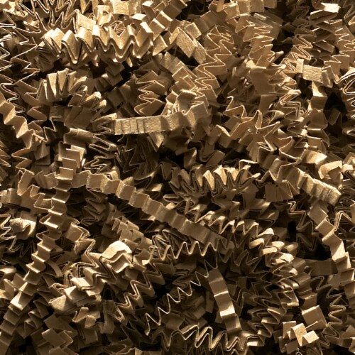Box Partners Crinkle Paper 10 lb. Kraft 1/Case CP10A Perspective: front