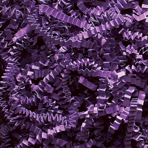 Box Partners Crinkle Paper 10 lb. Purple 1/Case CP10K Perspective: front